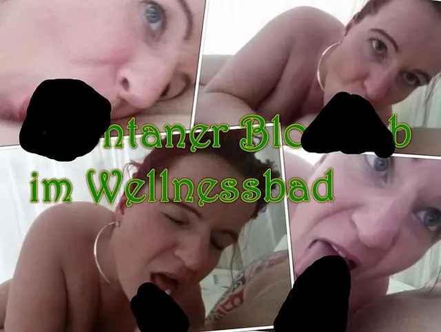 spontaner Blow Job im Wellnessbad