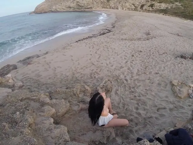 user findet mich am strand