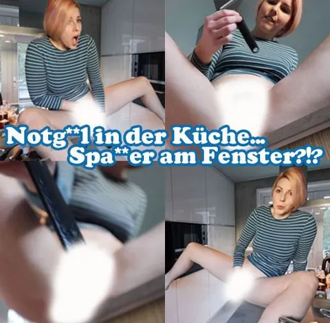 NOTGEIL in der Küche... SPANNER am Fenster?!?