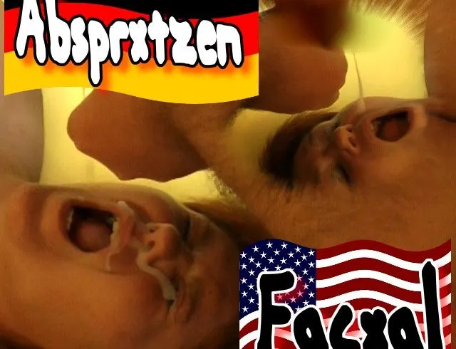 Er saut mich mit Sperma voll