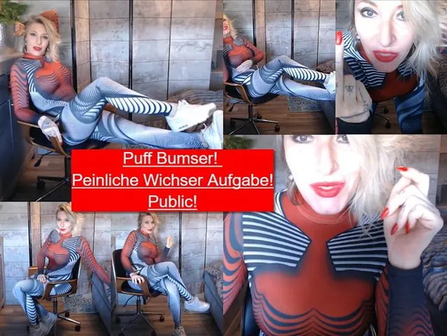 Puffbumser! Peinliche Wichser Aufgabe an der Tanke!