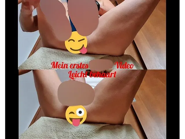 Mein erstes Squirt Video, leicht behaart
