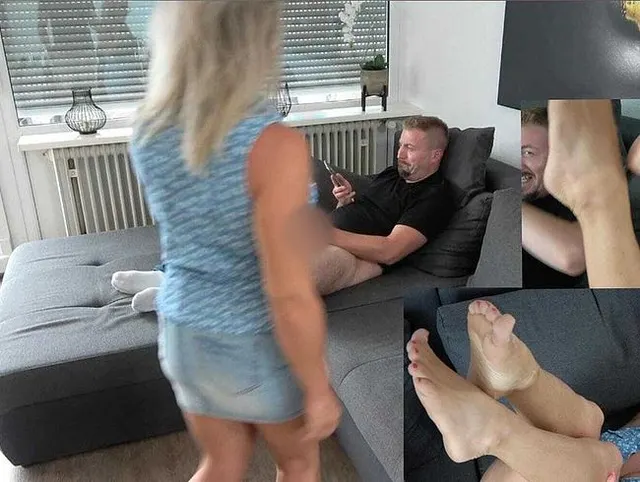 Vorschau aus Outdoor Ficken: Beim wichsen erwischt !!!! 100%Footjob sein Traum wird wahr !!!