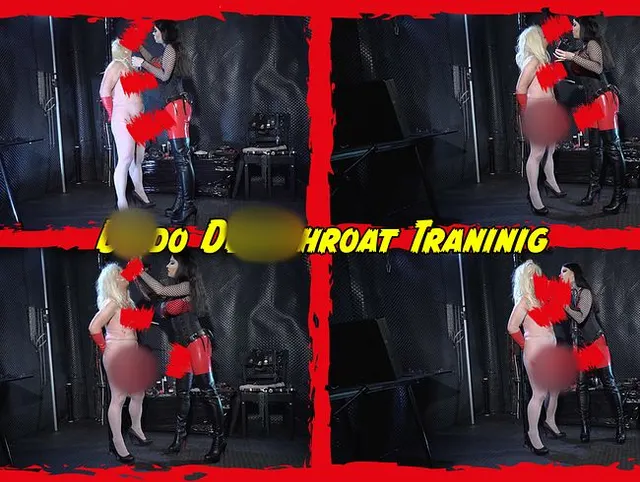 Dildo Deepthroat Traninig