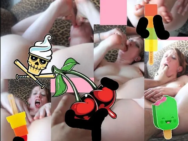 Mit die dicken Zehen im eigenem Mund