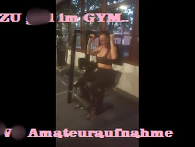 ...Zu geil im GYM... PVT Amateuraufnahme