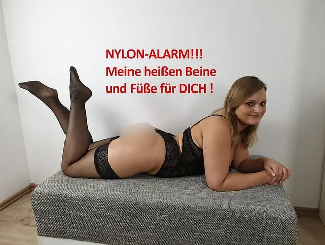 NYLON-ALARM!!! Meine heißen Beine und Füße für DICH!