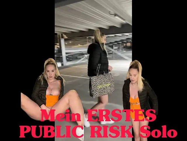Mein ERSTES Mal PUBLIC! Mit Dildo besorgt!