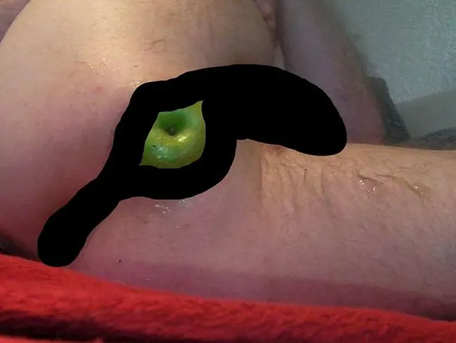 Apfel in verschiedenen Stellung...