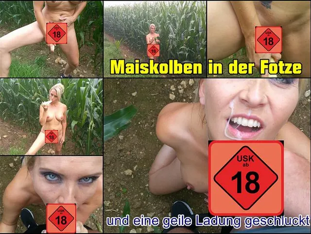 Erst den Mais gefickt und dann eine Spermaspende vom Kameramann :-)