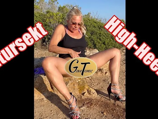Natursekt in High-Heels