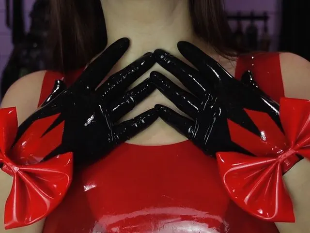 Meine neuen Latexhandschuhe