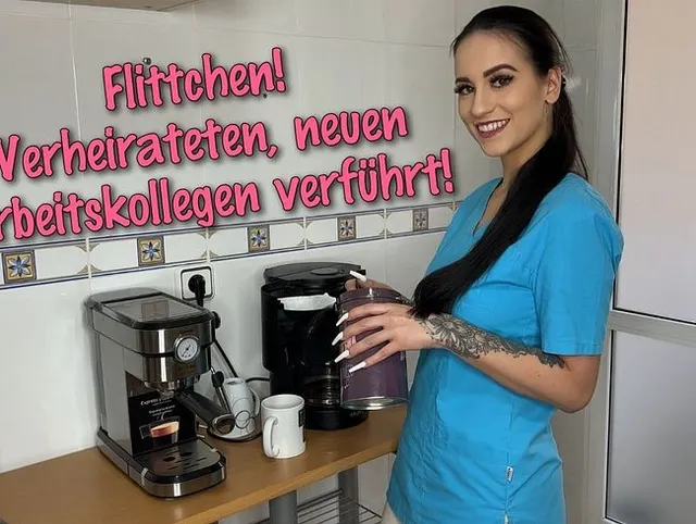 Flittchen! Verheirateten,neuen Arbeitskollegen verführt!