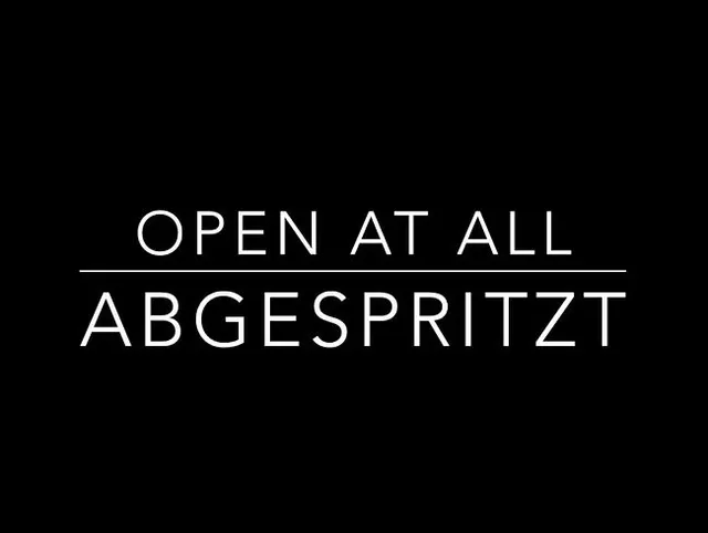 Abgespritzt auf dem Küchentisch