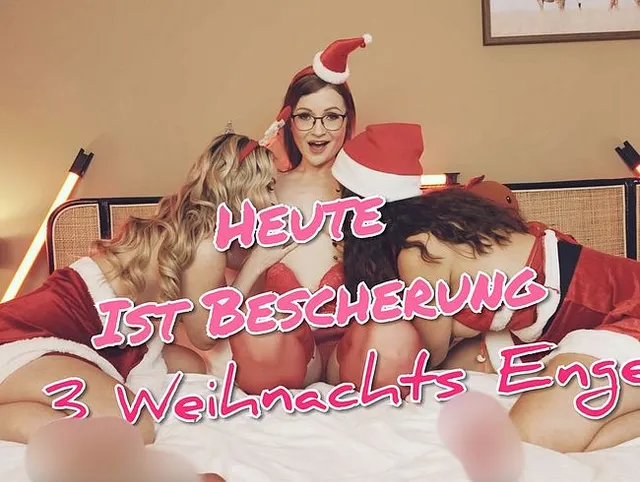 Geile Bescherung!! 3 Weihnachts Schlampen