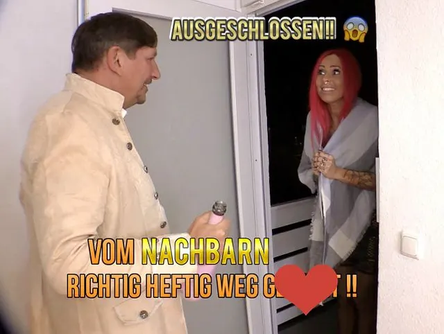 Situation schamlos ausgenutzt !! Der notgeile Nachbar !!