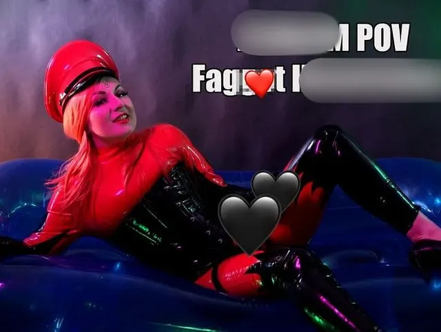 Femdom fagot humiliation dirtytalk latex