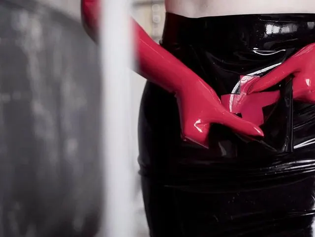 Filmkrankenschwester aus Latex