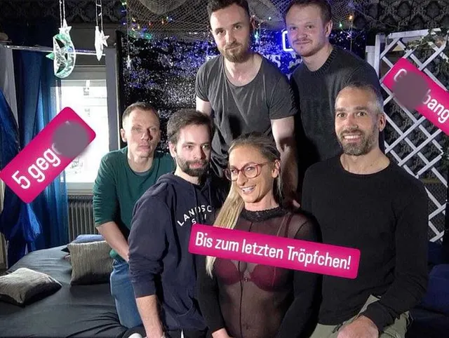 Hardcore Gangbang und Bukkake i 5 gegen 1 ... oder 1 gegen 5 ...
