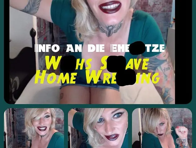 Wichs Sklave! HOMEWRECKING! Info an die Ehefotze!