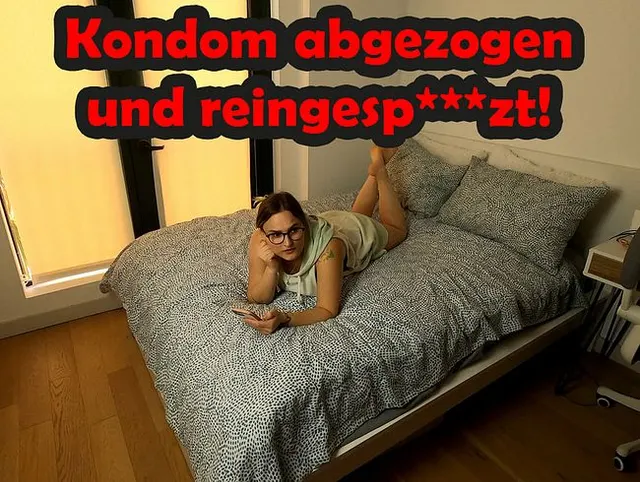 Kondom abgezogen und reingespritzt!!