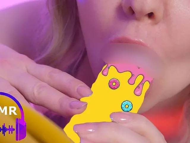 Nahaufnahme Blowjob Sperma im Mund