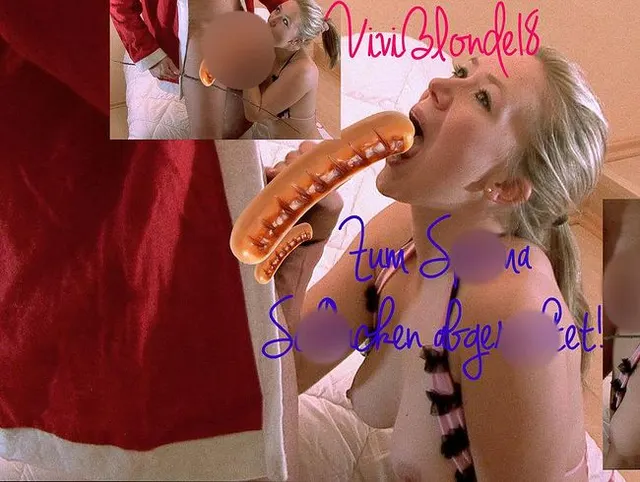 Vivien Blonde zum Sperma Schlucken abgerichtet!!