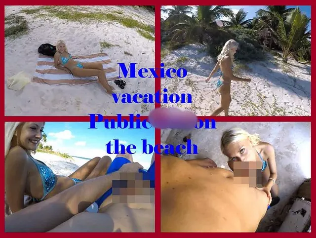 Urlaub in Mexiko: Öffentlicher Sex am Strand Teil 1