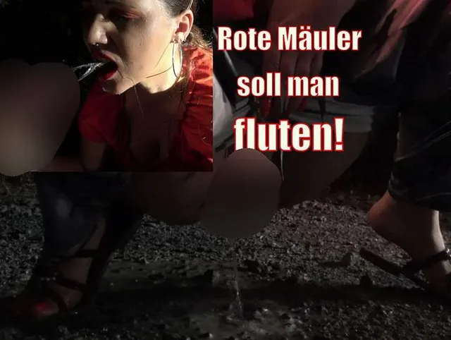 Rote Mäuler soll man fluten