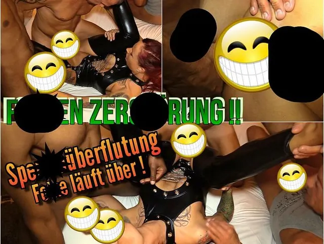 CREAMPIE BITCH !! Bis die Fotze überläuft !!
