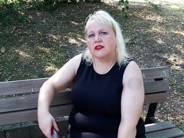 gestört beim rumgeilen im Park