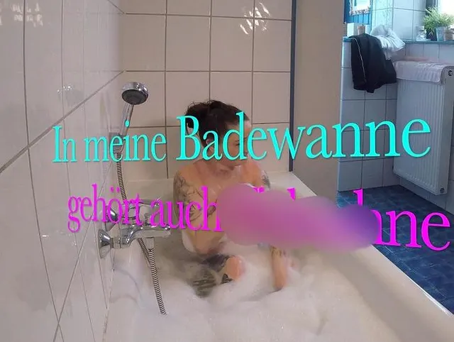 Ficksahne ins Bad