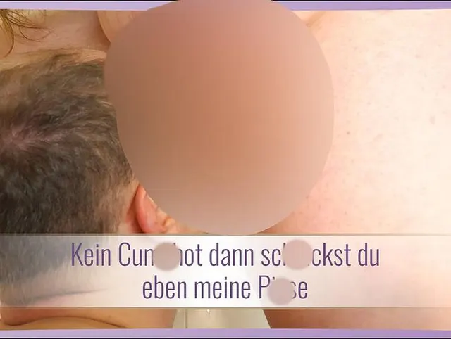 Kein Cumshot dann schluckst du eben meine Pisse