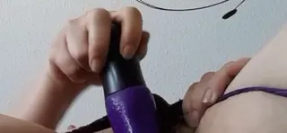 Haariger Dildospass