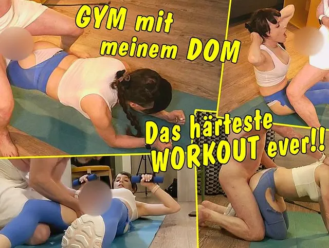 Gym Session mit meinem Dom - das härteste Workout ever!