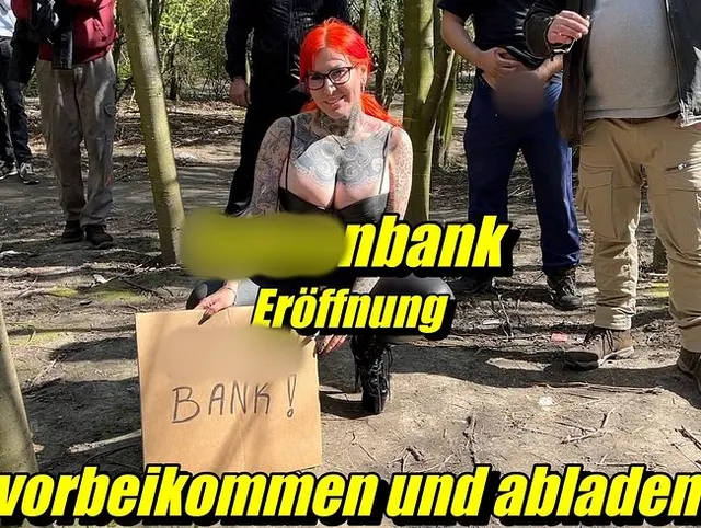 Samenbank Eröffnung vorbeikommen und abladen