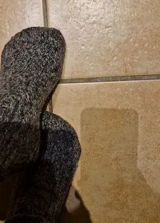 Gestrickte Socken sind die besten