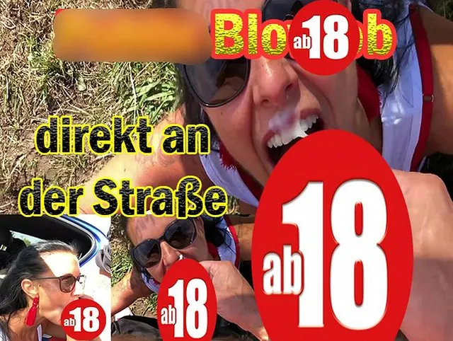 Public Blowjob - direkt an der Straße