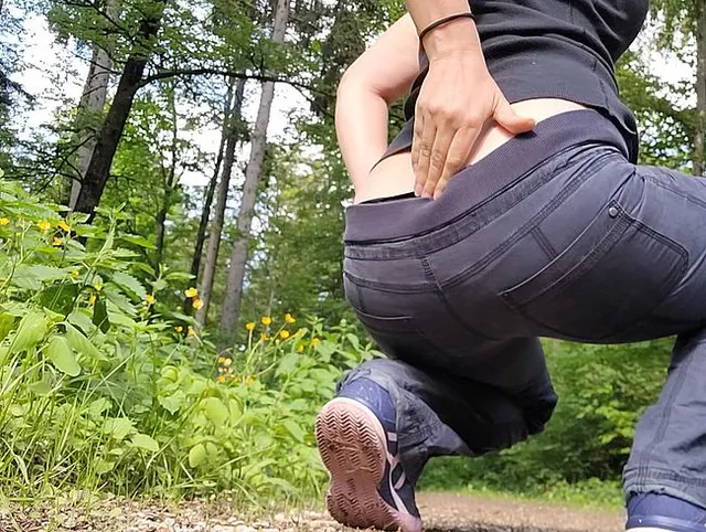 Outdoor NS  am Waldesrand mit Sport PUSH UP BH