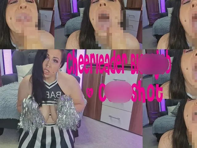 Cheerleader Blowjob mit Cumshot