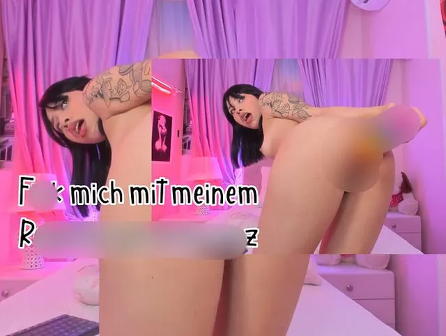 Ich debütiere meinen neuen Regenbogendildo