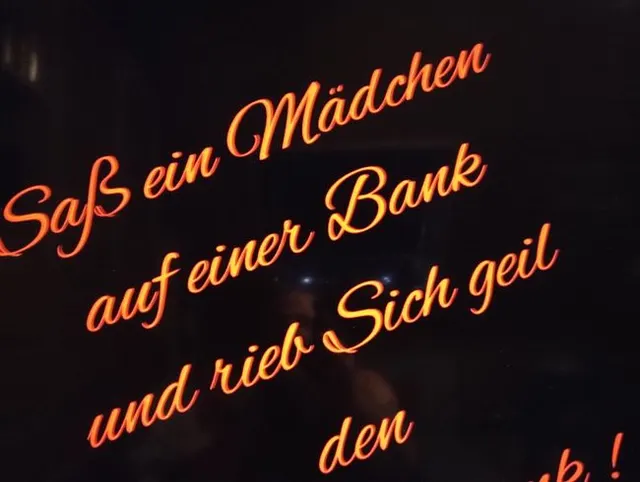Erwischt ! Saß ein Mädchen auf....... :-)
