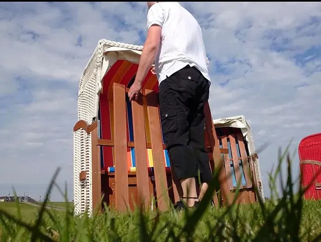 Mein Strandkorb im Urlaub 2019 - 1 ** Wangerland **