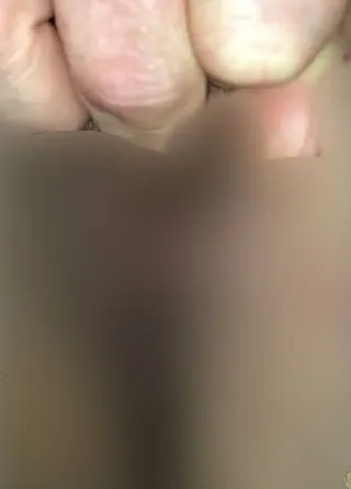 Es ist meine erste eigene Handyaufnahme wo Ich mich selbst Finger