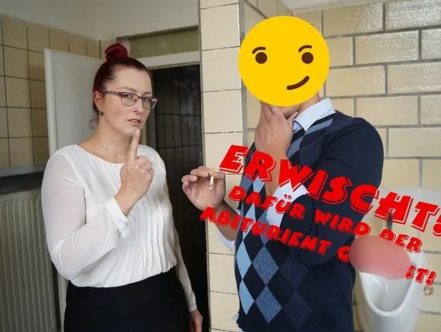ERWISCHT, dafür wird der Abiturient gefickt!