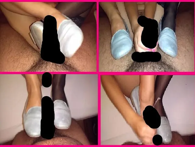 USERWUNSCH Footjob Feetjob Shoejob mit meinen Ballerinas