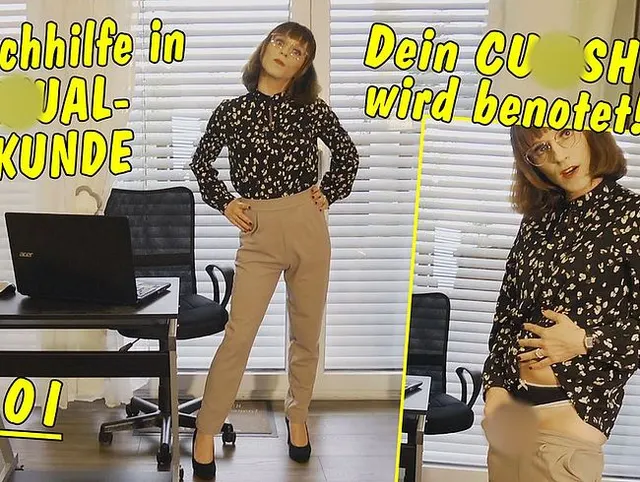 Nachhilfeunterricht in Sexualkunde!! Dein Cumshot wird benotet! JOI