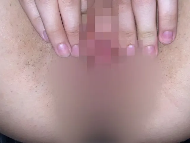 Nahaufnahme einer Muschi mit Stoppeln! POV!
