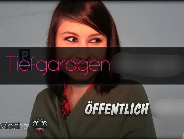 Öffentlicher Blowjob im Parkhaus: Wichs in mein Gesicht!