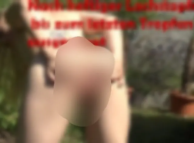 Nach heftiger Lochstopferei bis zum letzten Tropfen ausgesaugt
